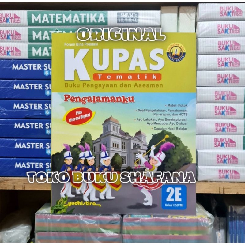 Paket Buku Kupas Tematik 2E 2F 2G 2H Kelas 2 SD Yudhistira K13 Edisi Revisi ( Harga 4 Buku )