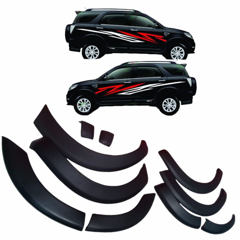 over Fender Mobil Toyota Rush dan Terios Konde Tahun 2007 2008 2009 2010 2011 2012 2013 2014 2015 20