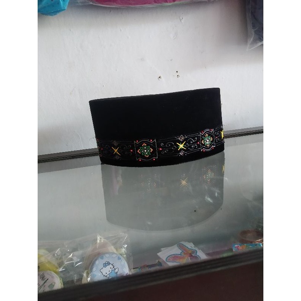 songkok lukis batik keren, peci lukis batik modern anak dewasa