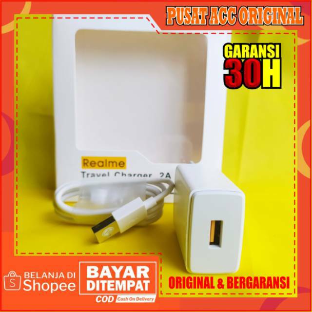 Charger Realme 3 3X Realme 3 Realme 5 5i Realme C1 C2 C3 Adaptor ORIGINAL