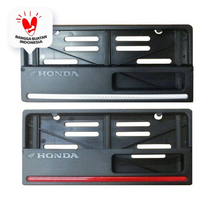 DUDUKAN COVER PLAT NOMOR HONDA ORIGINAL AHM GENUINE UNIVERSAL