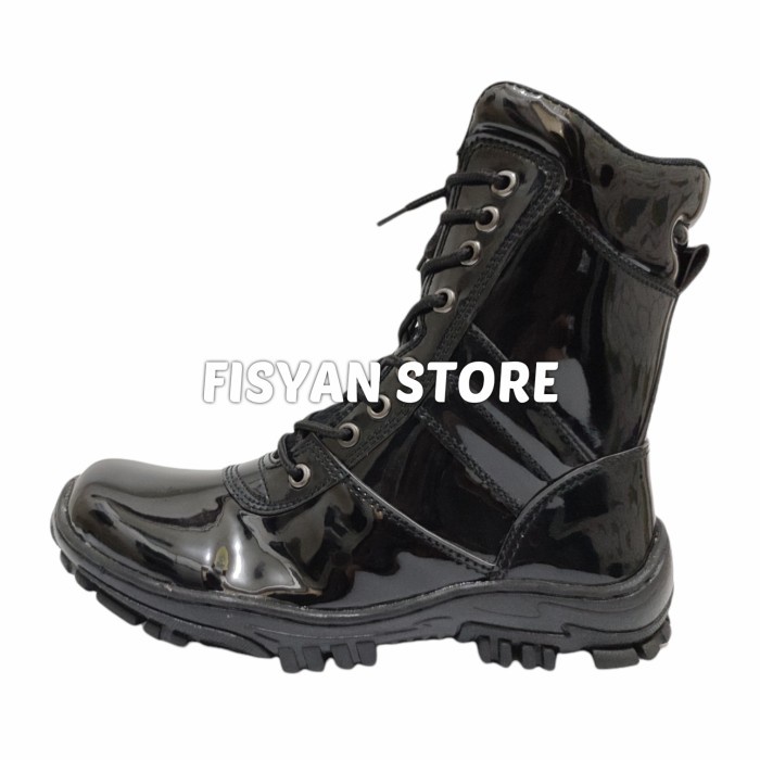 Sepatu PDL Satpam | Sepatu PDL TNI Hitam Mengkilap