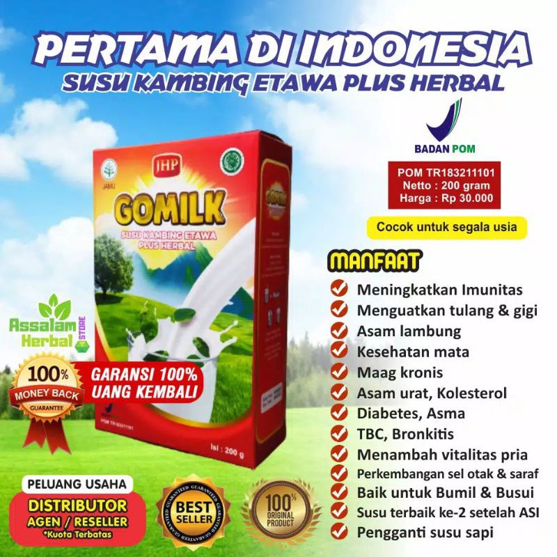 

SUSU KAMBING ETAWA GOMILK