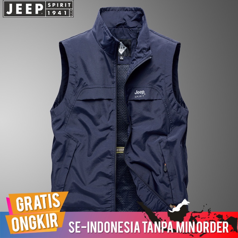Rompi Pria Import Jeep Spirit Original Salah Satu Bagian   Outdoor Multi-Saku Rompi Pria Memancing R