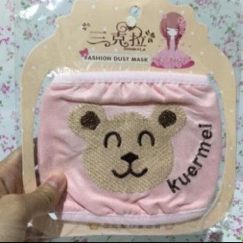 LJ-Masker Bordir SHANKELA Motif Karakter imut lucu