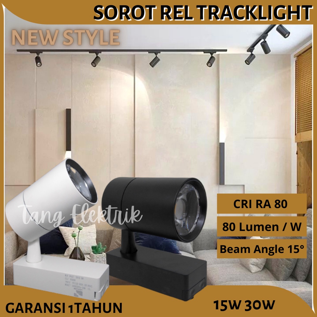 Lampu LED Lampu Sorot LED Tracklight Spotlight 15W 30W Termurah dan Bergaransi 1 Tahun