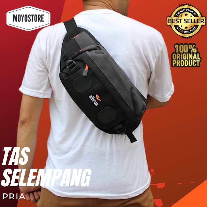 Tas Waist Bag Pria 22 - Tas selempang pria Tas Pinggang Cowok Berkualitas Murah Tas Sling Bag Pria T