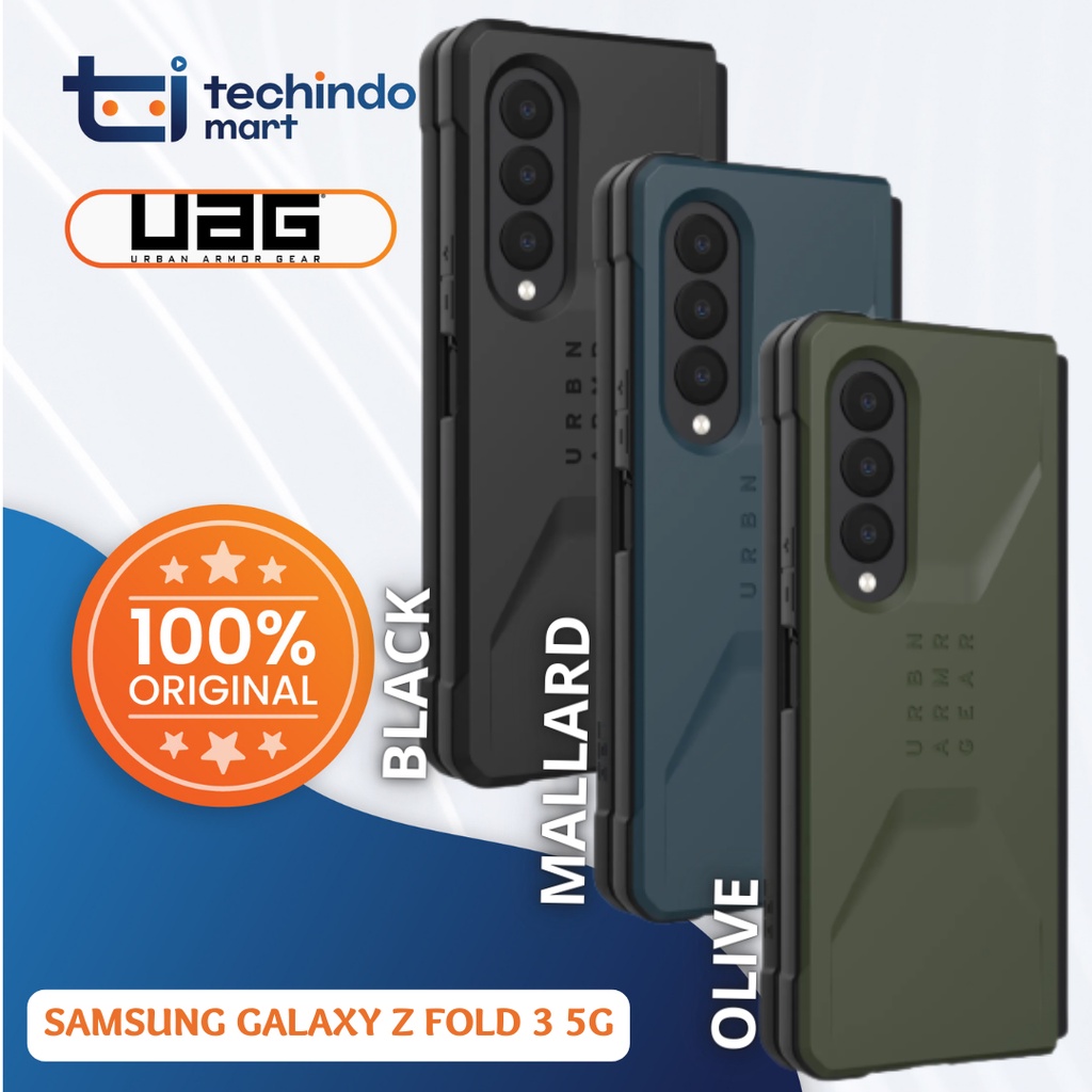 Case Samsung Galaxy Z Fold 3 5G UAG Civilian Slim Hybrid Armor Casing