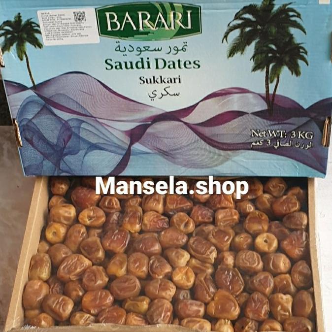 

BISA COD kurma Sukari Barari Basah isi 3 kg net. Stock baru. expired juni 2022./KURMA 1KG/KURMA BARARI/KURMA RUTHOB/KURMA BAM/KURMA PALM FRUIT/KURMA TANGKAI/KURMA AZWA/KURMA SUKKARI/KURMA SAFAWI/KURMA TUNISIA/KURMA MUDA KUNING/KURMA MUDA HIJAU/KURMA
