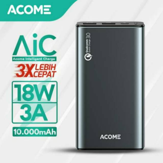 POWERBANK ACOME AP102 QC 3.0 10000 mAh