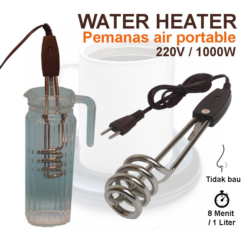 Water Heater 1000watt Pemanas Air 1000watt Pemanas Air Tanpa Kompor Pemanas Air Listrik Shopee Indonesia