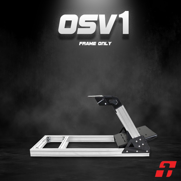 Simulator Rig OSv1 Frame Only | Aluminium Profile 40x80 - One Simulator - Silver