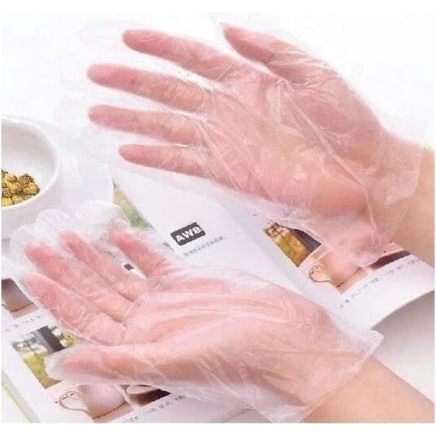 Sarung Tangan Plastik Gloves Perlengkapan masak dapur isi 100 pcs