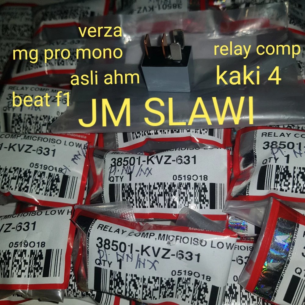 Relay Comp Stater Vario 125  Beat FI Asli atau Ori Honda AHM-1