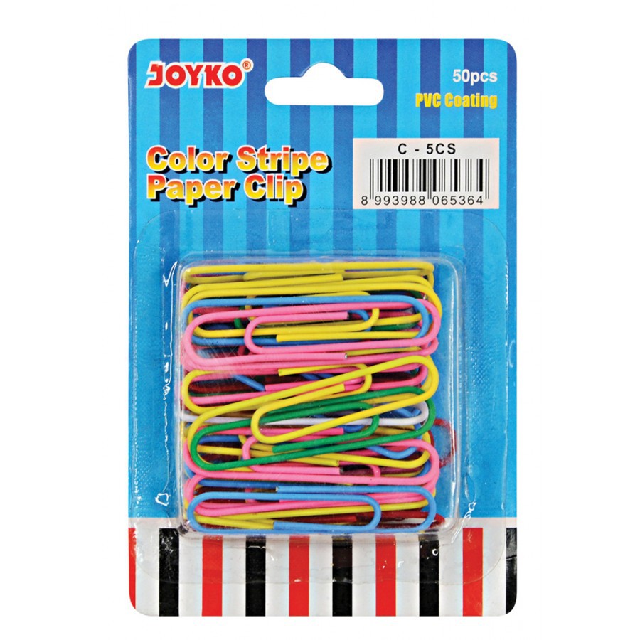 

paper clip joyko color stripe c-5cs