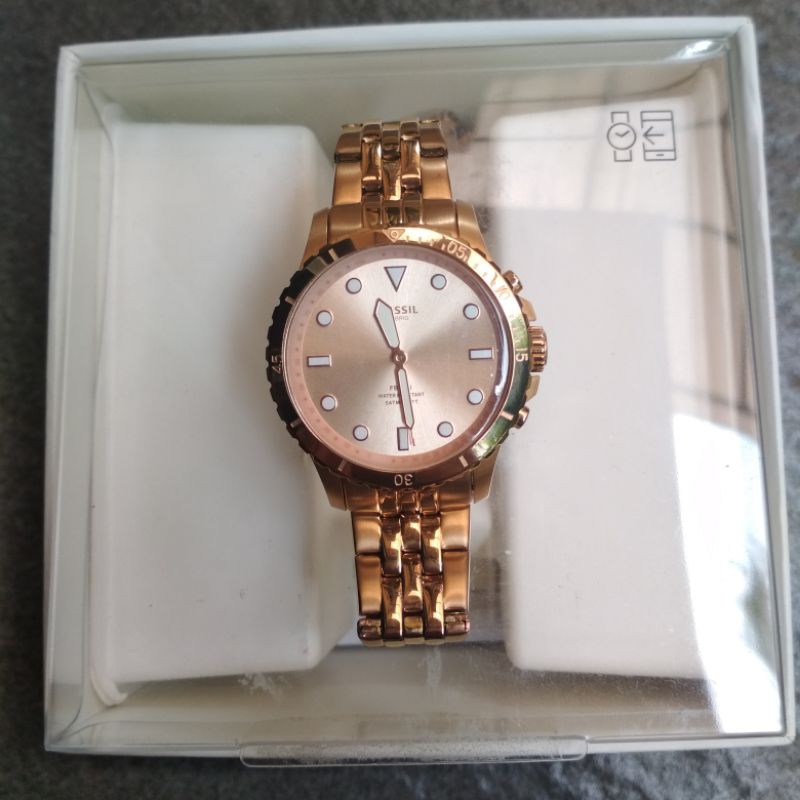 Fossil Hybrid Smartwatch Fb 01 Rose Gold (Second)
