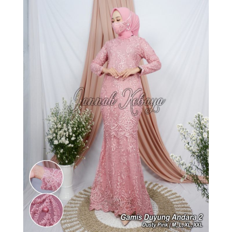 gamis duyung / gamis cod / gamis mermaid / baju kurung duyung / gamis duyung andara