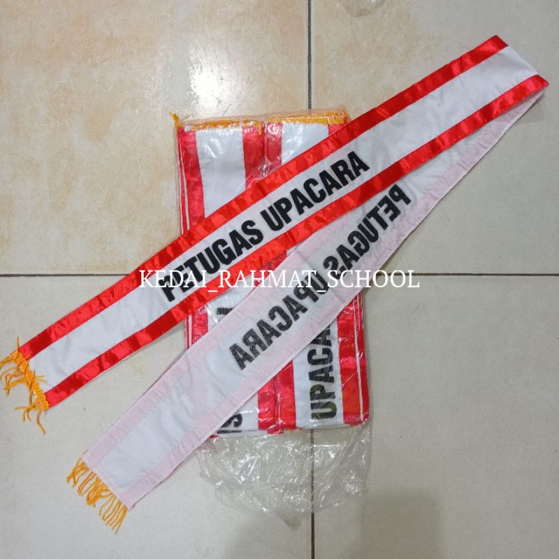 Salempang Selendang Tetampan Petugas Upacara Paskibra Seragam Sekolah-4