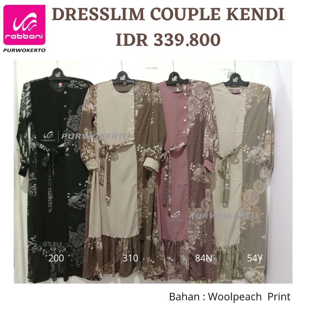 [GAMIS] SARIMBIT COUPLE RABBANI KENDI / DRESSLIM SARIMBIT COUPLE KENDI RABBANI