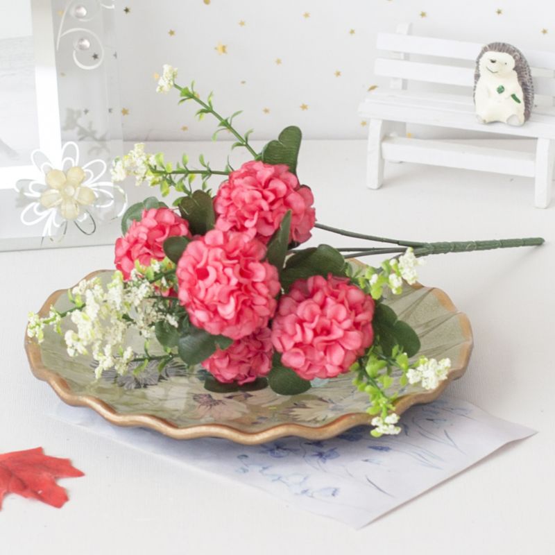 AF48 Bunga Krisan Bulat Foam Artifisial Tanaman Seruni Daisy Artificial Flower