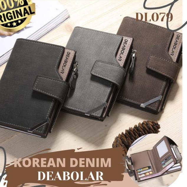 ➶ dompet pria keren ori panjang basic kulit cowok impor Dompet Pria Wanita / Dompet Kartu Pria M0T5