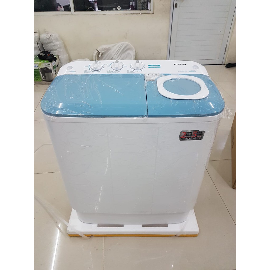 MESIN CUCI TOSHIBA VH-H 85 MN 7,5KG 2 TABUNG 85MN 7,5 KG LOW WATT JEPANG