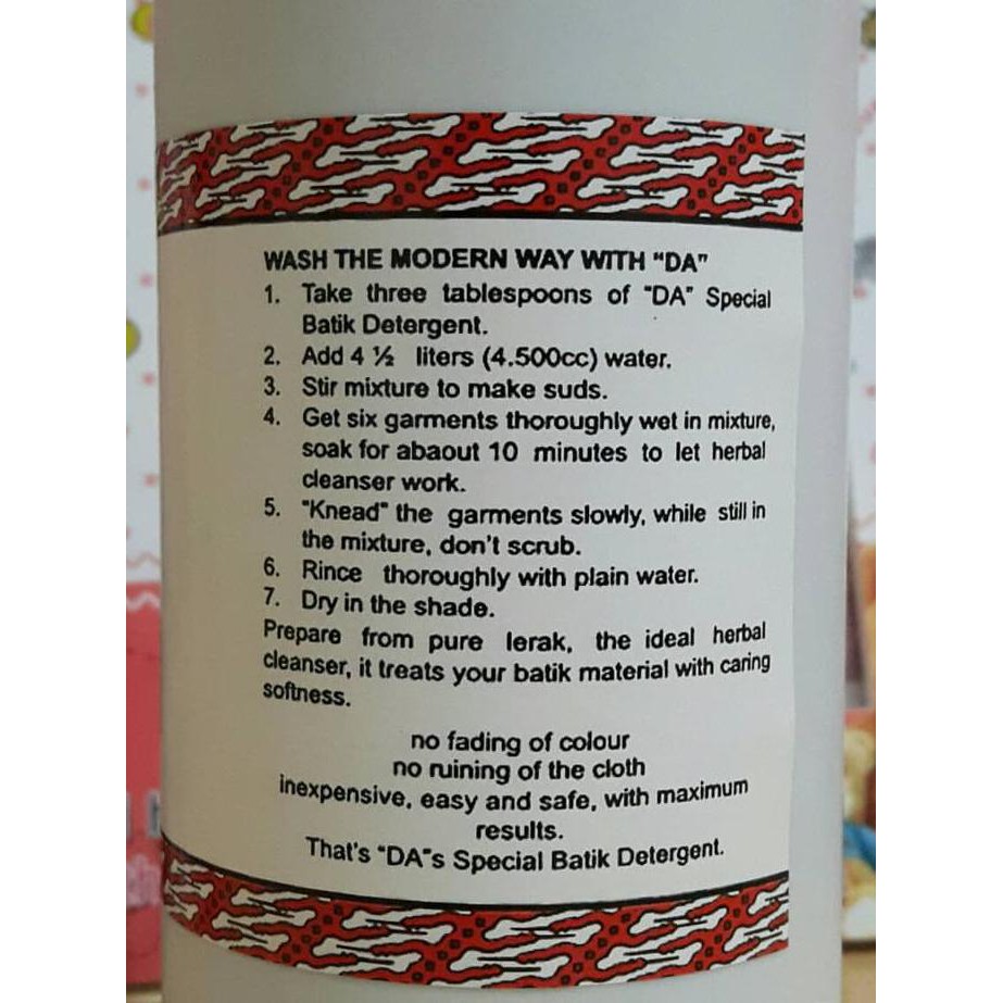 Lerak Sabun Cuci Batik