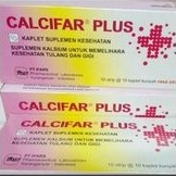CALCIFAR PLUS suplemen kalsium kesehatan tulang dan gigi
