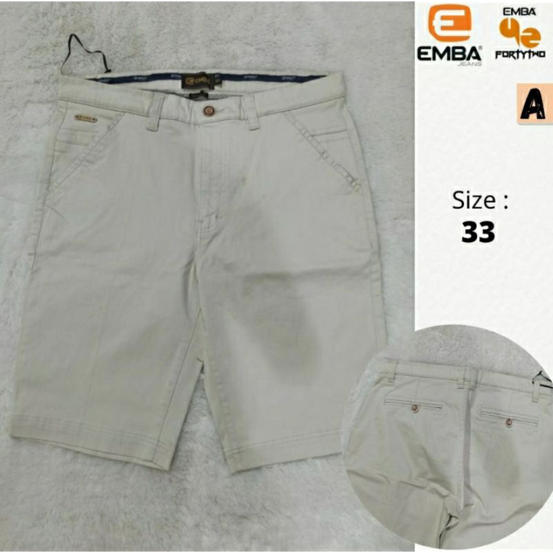 CELANA PENDEK EMBA ORIGINAL