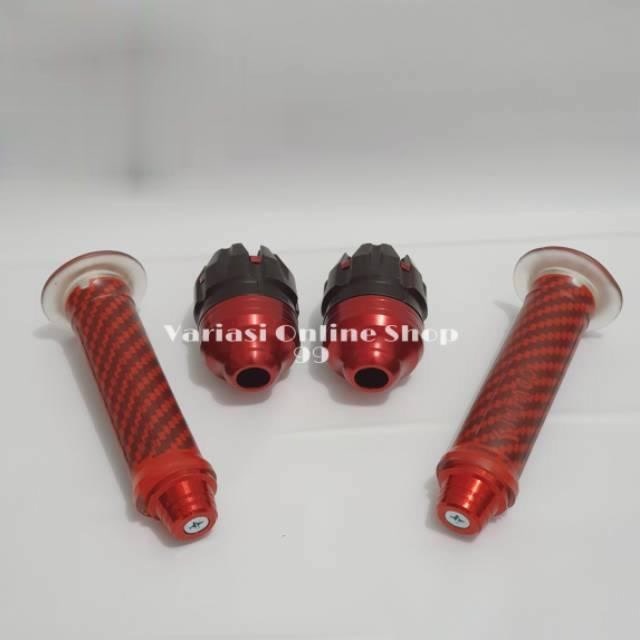 [PROMO] PAKET JALU AS RODA DEPAN PLUS HANDGRIP CARBON PLUS JALU STANG CNC BISA UNTUK SEMUA MOTOR