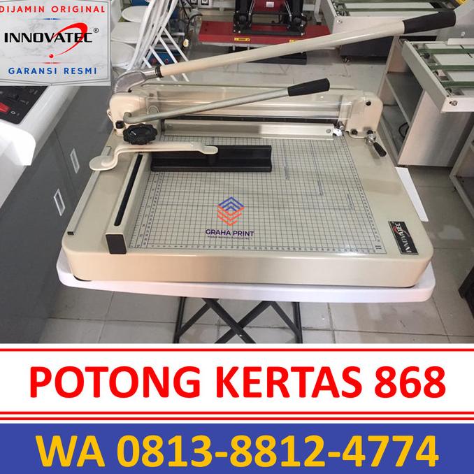 

Alat Potong Kertas 1 Rim - Mesin Pemotong Kertas 1rim A3 868 INNOVATEC MURMER