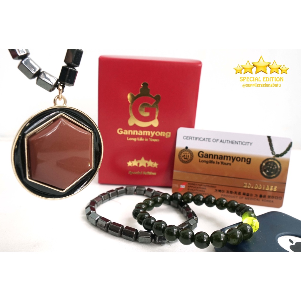 BLACK JADE GANNAMYONG SPECIAL LAFAZ MUHAMMAD GOLD AZHIKRA BOX MERAH