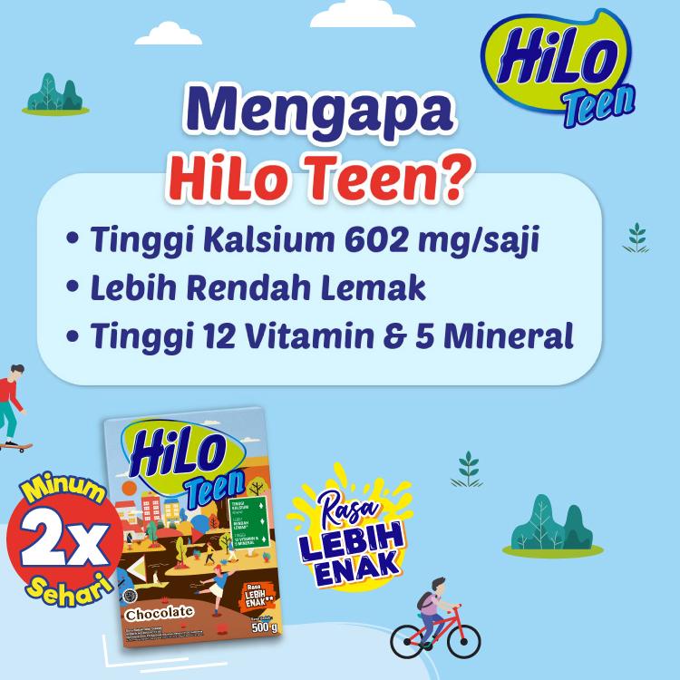 

8.8 Hilo Teen Yoghurt Banana 250 gram - Susu Tinggi Kalsium Rendah Lemak ,