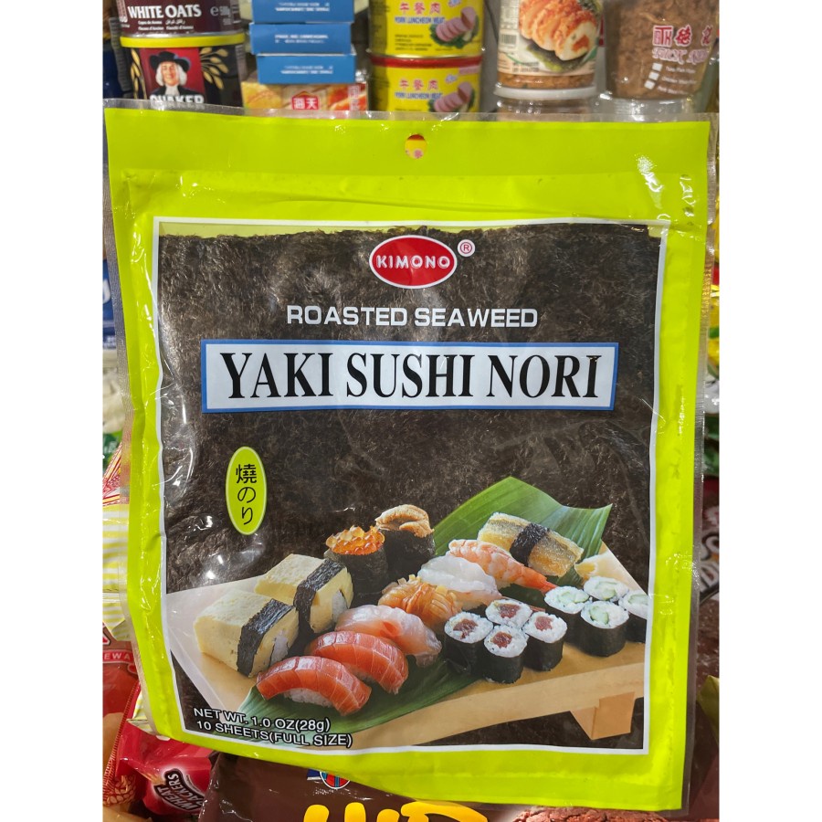 

YAKI SUSHI NORI RUMPUT LAUT 10LEMBAR CICHAI PEMBUNGKUS NASI SUSHI ROLL