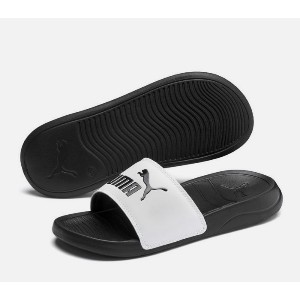 Sandal Anak Popcat 20 Jr Puma White-Puma Black ORIGINAL BNIB