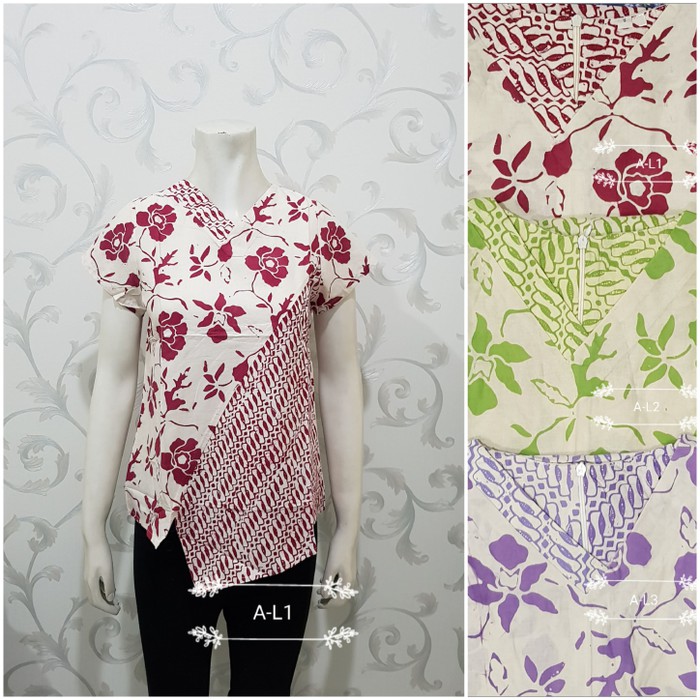 Model Atasan Batik Asimetris : Atasan Batik A Simetris ...