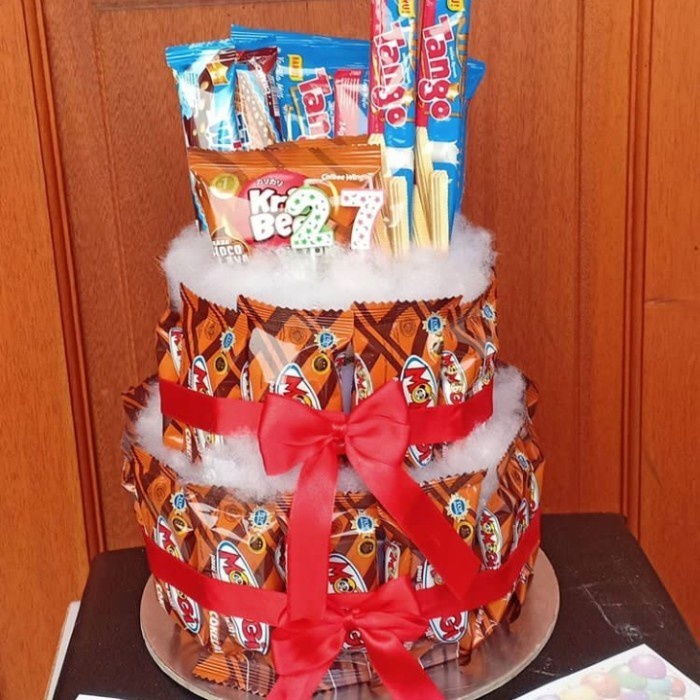 Snack Tart 2 Susun A untuk Ulang Tahun/Anniversary/Wisuda/Valentine