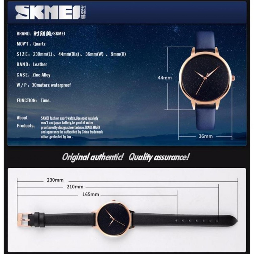 SKMEI Jam Tangan Analog Wanita - 9141CL