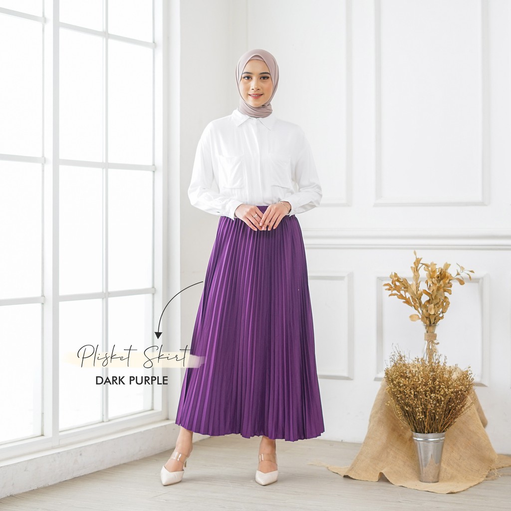 ROK PLISKET PREMIUM Part 2 - ROK PLISKET MAYUNG - ROK PLISKET JUMBO - ROK PLISKET - ROK MAYUNG - ROK HYGET --Dark Purple