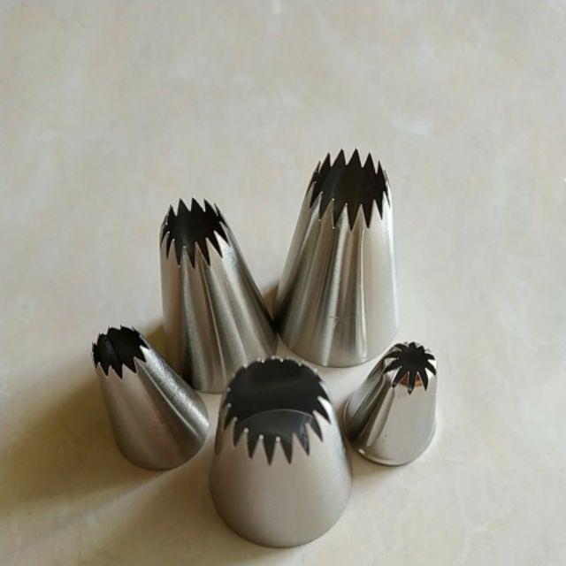 Weijiao Ujung Mulut Pipa Icing Bahan Stainless Steel Untuk Dekorasi Kue Id