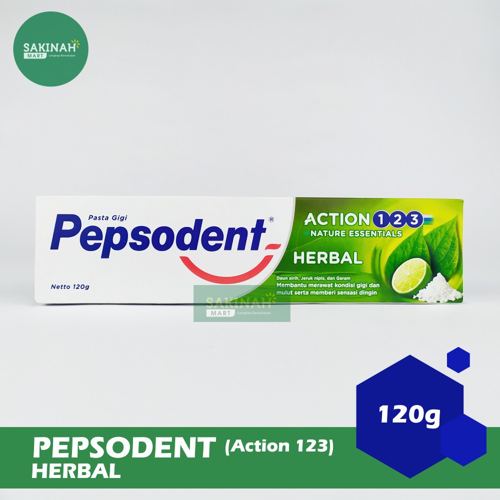 Pasta Gigi Odol Pepsodent Herbal 120gr