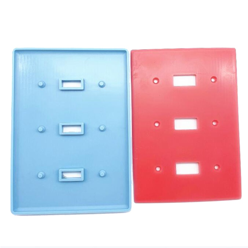 SIY  DIY Crafts Jewelry Epoxy Resin Mold Switch Socket Panel Casting Silicone Mould