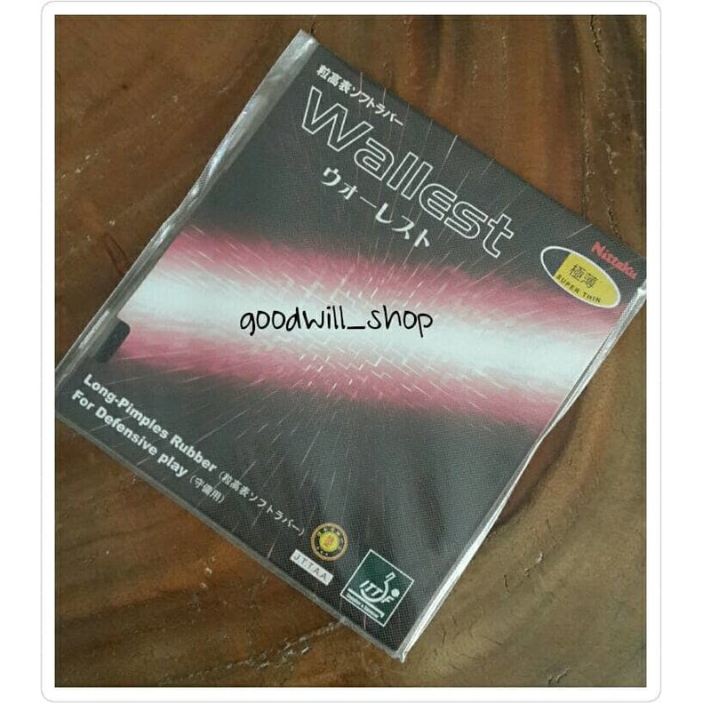 Karet Pingpong / Tenis Meja Bintik Panjang Nittaku Wallest