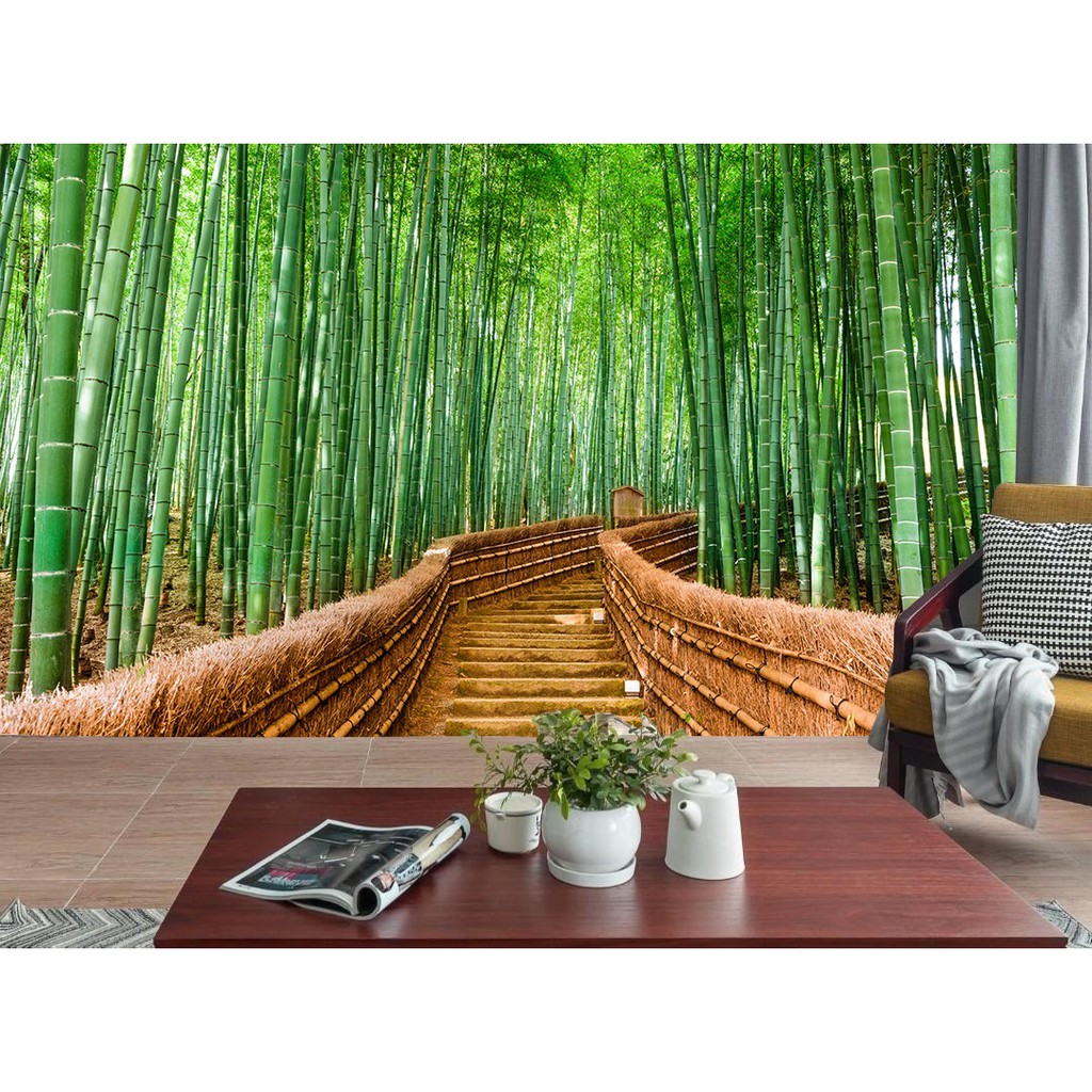 WALLPAPER 3D WALLPAPER CUSTOM WALLPAPER DINDING PEMANDANGAN ALAM HUTAN