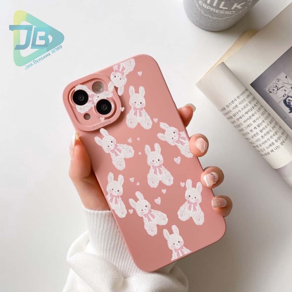 SOFTCASE PROCAMERA CUSTOM RABBIT OPPO VIVO SAMSUNG REALME XIAOMI IPHONE INFINIX FOR ALL TYPE JB5834