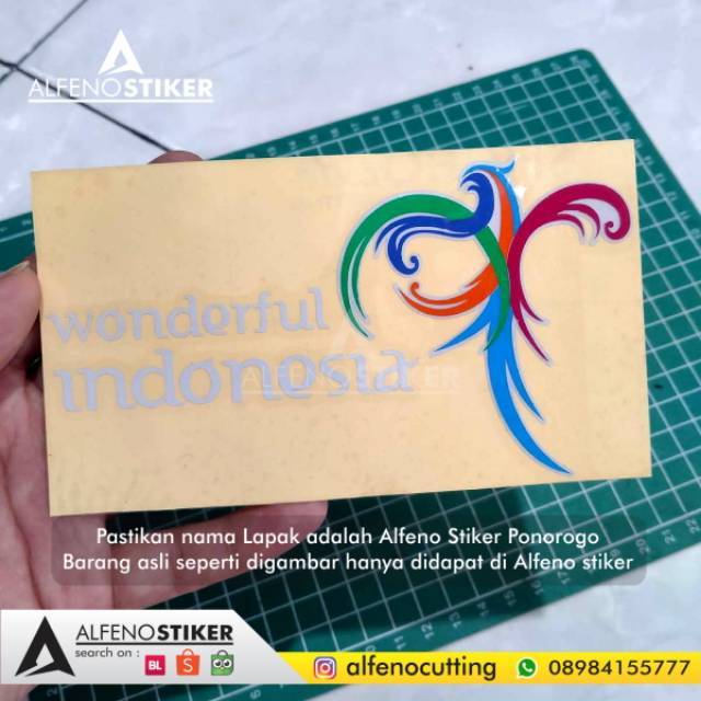 Jual Stiker Wonderful Indonesia 15 Pesona Indonesia Indonesia Shopee