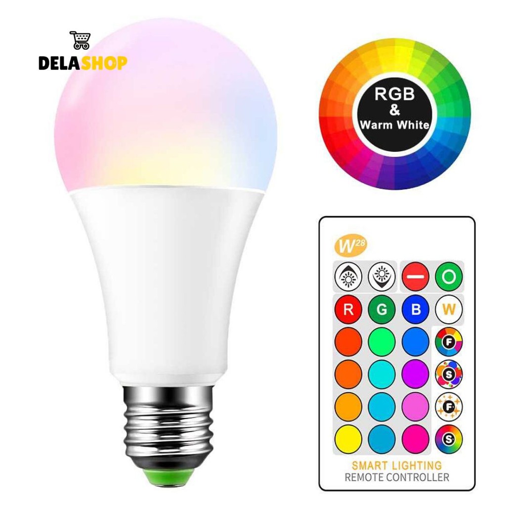 Bohlam LED RGB &amp; Remote Control - LAMPU RGB