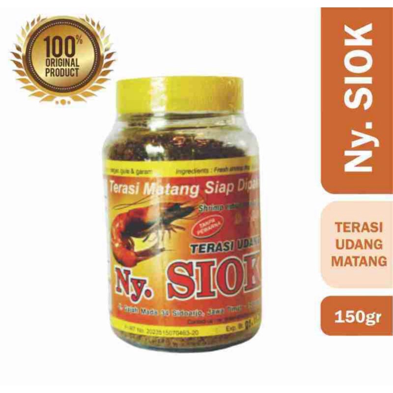 

Ny.Siok trasi udang matang 150gr