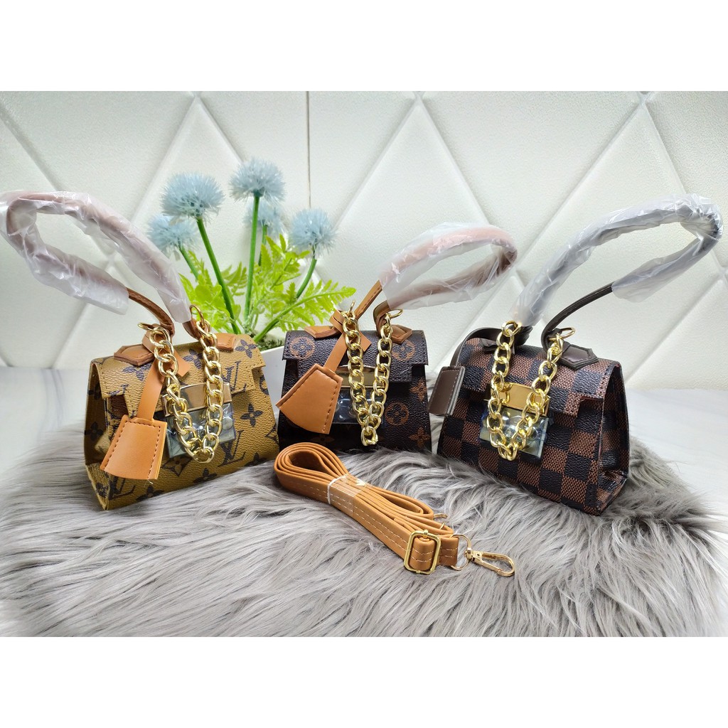 TAS MINI LV / HANDBAG LV / TAS ANDIN / TAS SELEMPANG KO MUN YEONG / TAS SELEMAPNG LV TERBARU