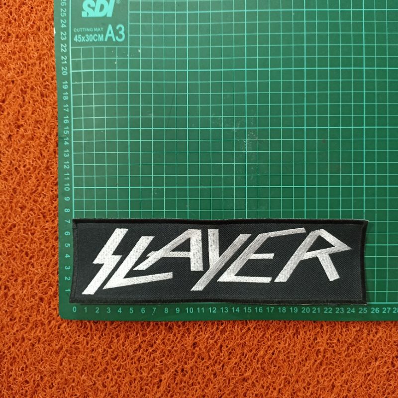 BACKPATCH BORDIR MUSIK SLAYER SATU SET TERLARIS